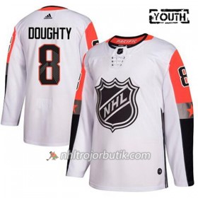 Barn Ishockey Los Angeles Kings Tröja Drew Doughty 8 2018 NHL All-Star Pacific Division Adidas Vit Authentic